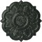 Ekena Millwork Deria Ceiling Medallion (Fits Canopies up to 6"), 20 1/4"OD x 1 1/2"P, Painted Turtle Crackle CM20DRPTC - alternate 1